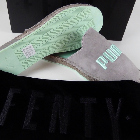 Puma Fenty by Rihanna Suede Espadrille Slide NIB - Picture 6 of 6